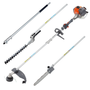 DECESPUGLIATORE MULTIFUNZIONE OLEOMAC BCH 250 D – KIT CON MOTORE E 4 APPLICAZIONI