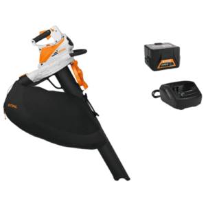 SOFFIATORE-ASPIRATORE A BATTERIA STIHL SHA 56 CON BATTERIA AK 20 E CARICATORE AL 101