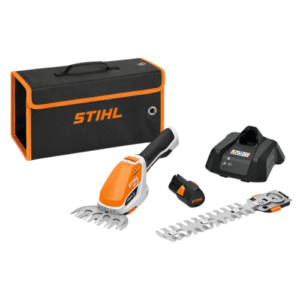 RIFINITORE A BATTERIA STIHL HSA 26 CON BATTERIA AS 2 E CARICATORE AL 1